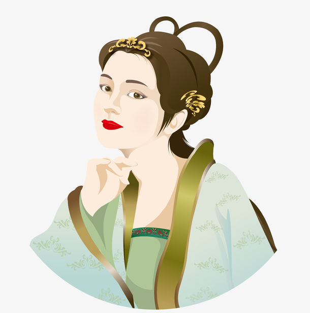 古代美女古装素材免费下载_觅元素