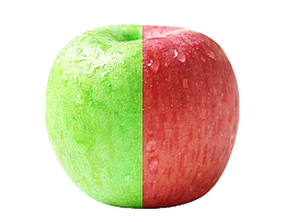 青红变色苹果