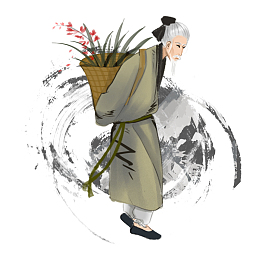 老中医采草药