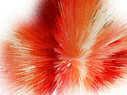 红色时尚放射背景