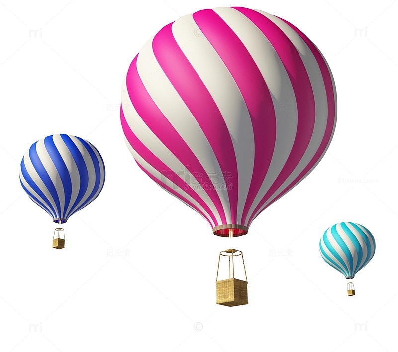 热气球 彩色 气球 天空