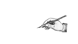 素描版手握笔