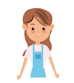 女孩 图片 售货员
