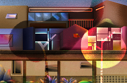 复式住宅插画
