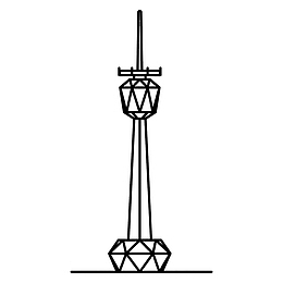 西安城市线条