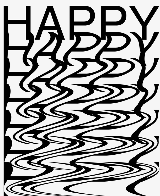 个性创意字体扭曲