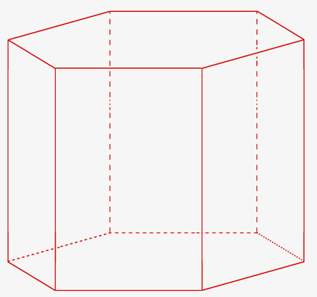 正六棱柱的图像