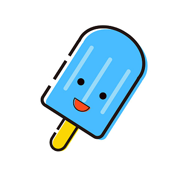 夏天冰棍雪糕元素