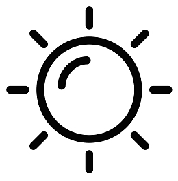 太阳线条简图