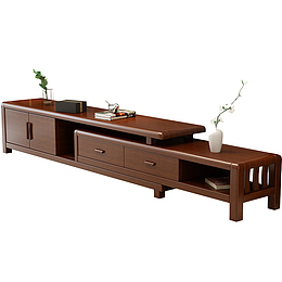 实木茶几电视柜