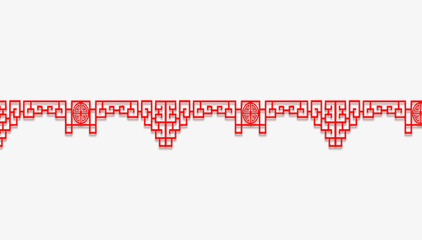 中国古风房屋边框