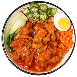 糖醋里脊套餐饭