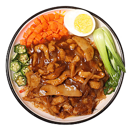 黑椒鸡柳套餐饭