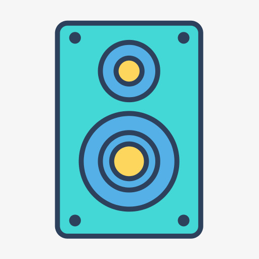 卡通绿色小音箱