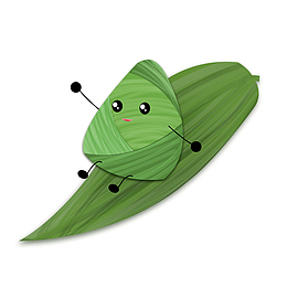 五月端午节手绘动漫卡通粽子