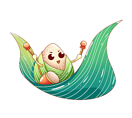 五月端午节手绘动漫卡通粽子
