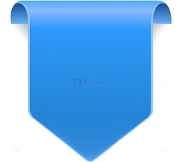 浅蓝色旗标/标签