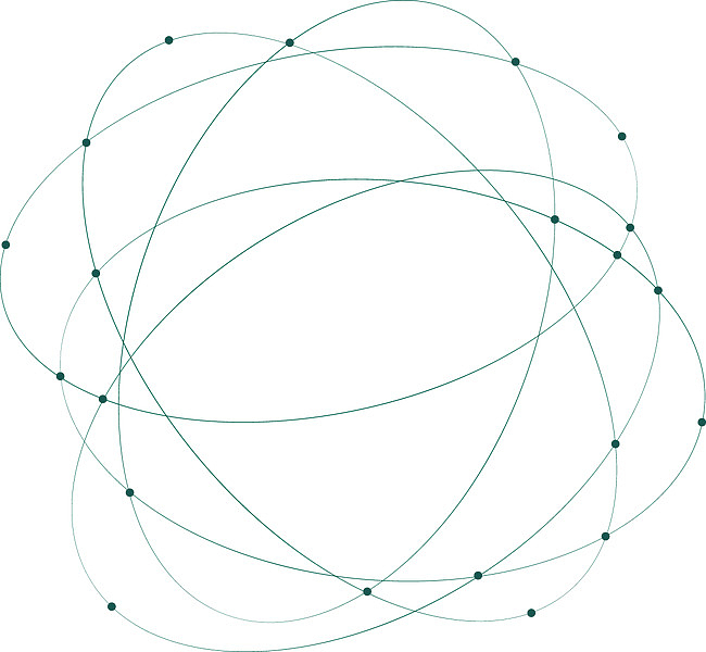 科技感线条球形矢量图