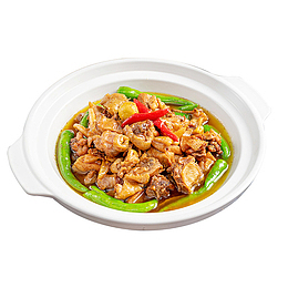 砂锅柴火鸡肉