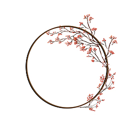 国朝梅花国朝字体中国风框