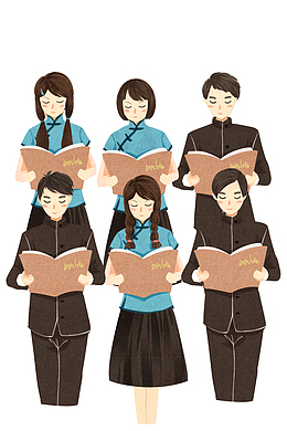 可爱学生诗歌