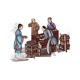 民间生活 集市