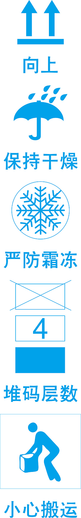 保持干燥严防霜冻堆码层数