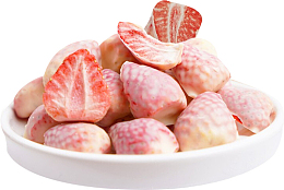 奶油冻干草莓