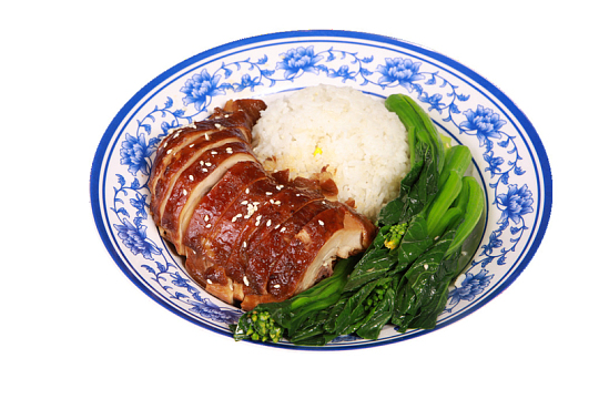 烧鸭腿套餐饭