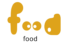 food卡通字体设计