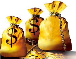 金币钱袋金色金融装饰图片