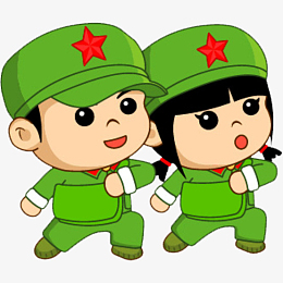 党 红军 军帽 军姿