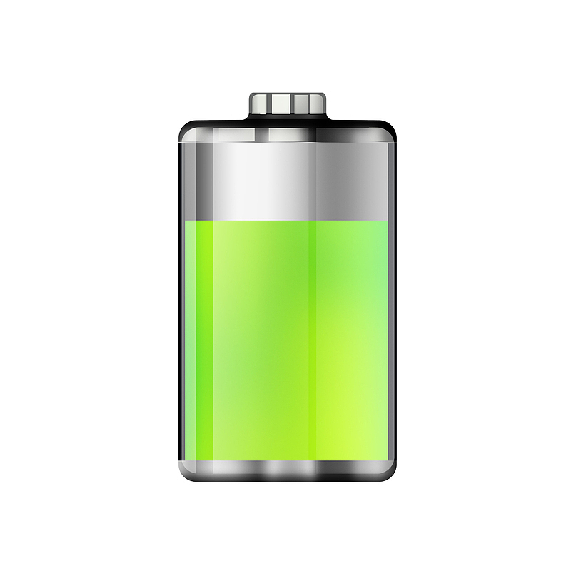 绿色电池图标设计