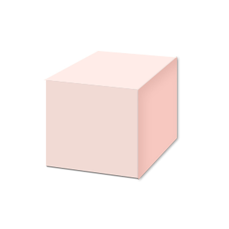 粉色立方体扁平化