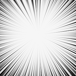 放射性黑白线条