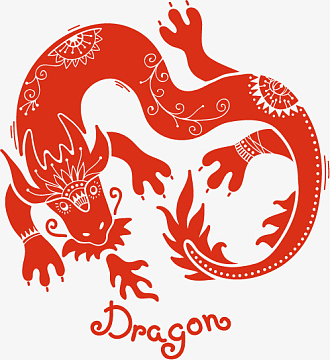 十二生肖龙素材_十二生肖龙图片元素-觅元素