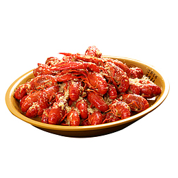 蒜蓉龙虾素材