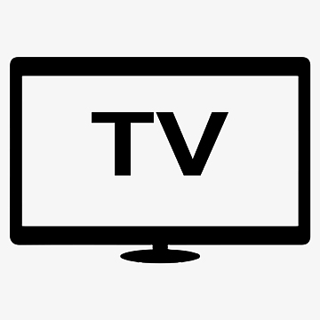 剪影 图标 tv 电视机 显示器