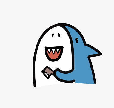 呆萌小鲨鱼表情包