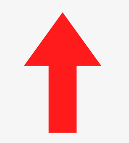 红色箭头指示png素材