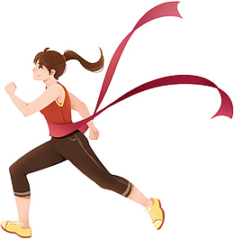 运动会奥运会人物跑步