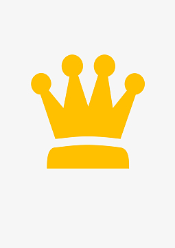 金色的皇冠的图标