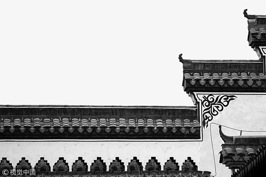 徽派建筑屋檐素材