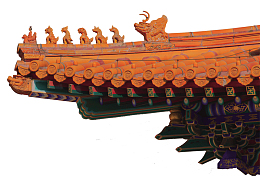 宫殿金色屋角素材