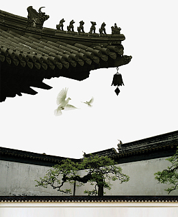 一角pngpng国风古建筑宫殿素材pngpng中国风古建筑宫殿屋角屋檐pngpng