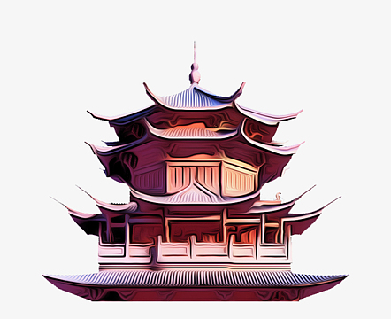 古代建筑物素材