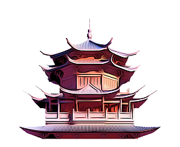 古代建筑物素材