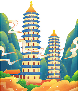 古代建筑高楼