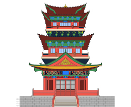 古代建筑楼台