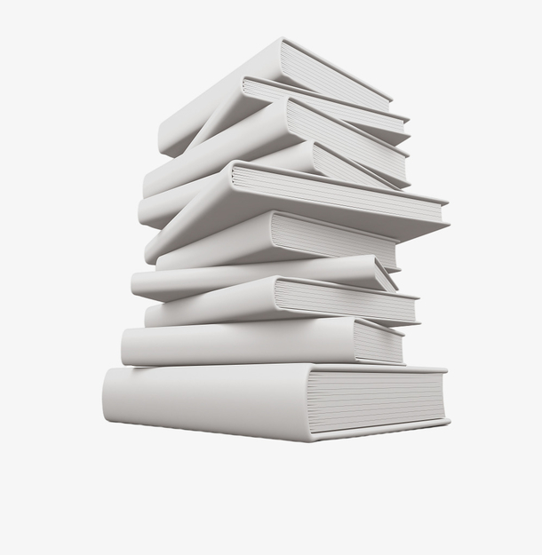 一摞书籍创意元素素材免费下载_觅元素